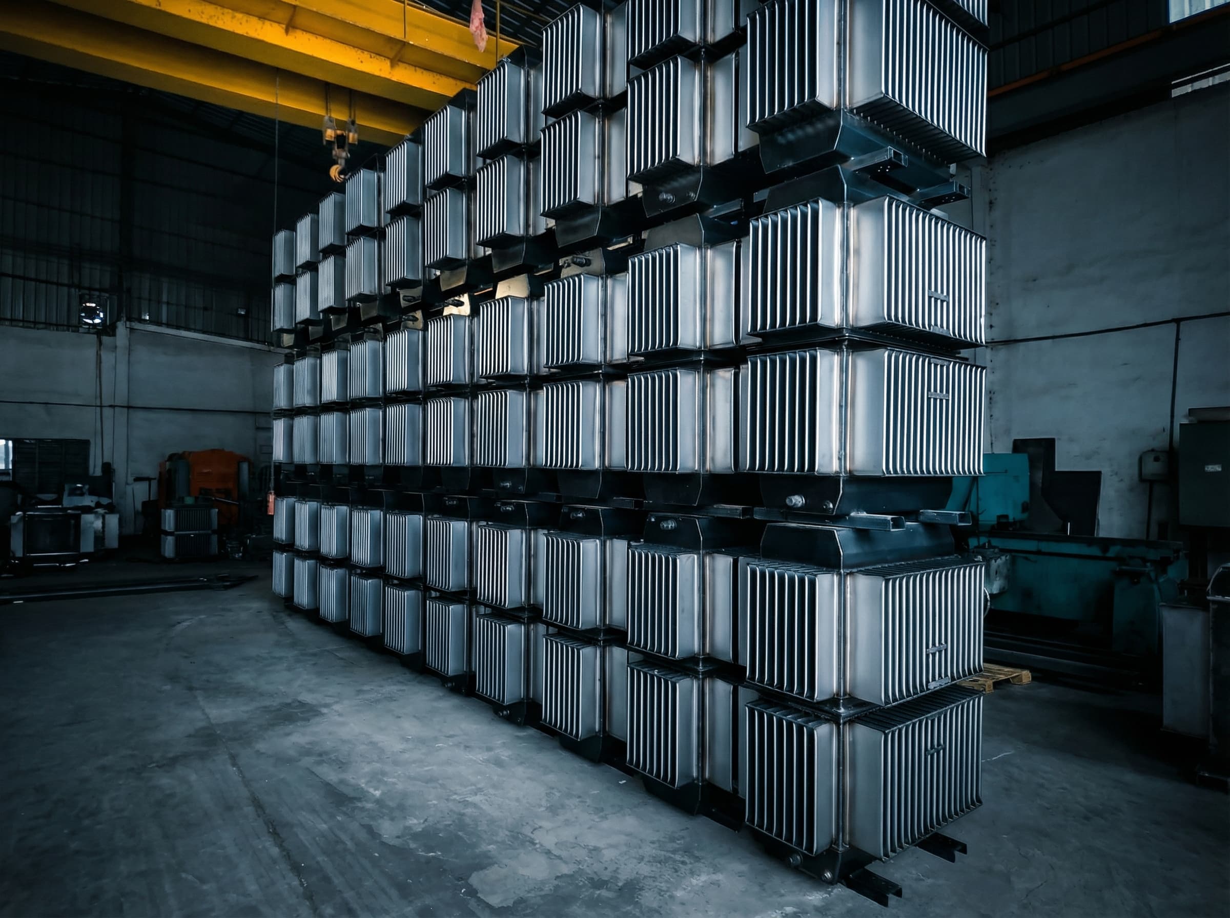 Sevkiyata hazır kazanlar